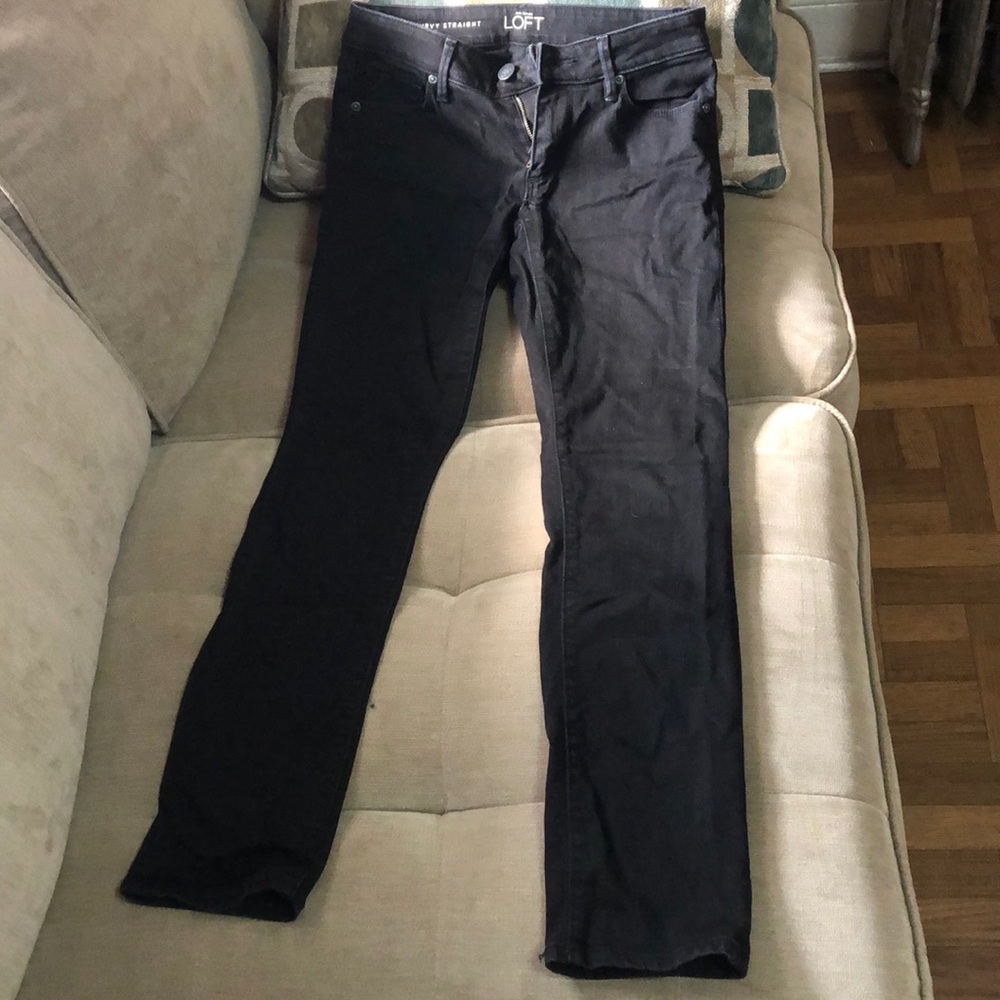 Black Denim Loft Jeans